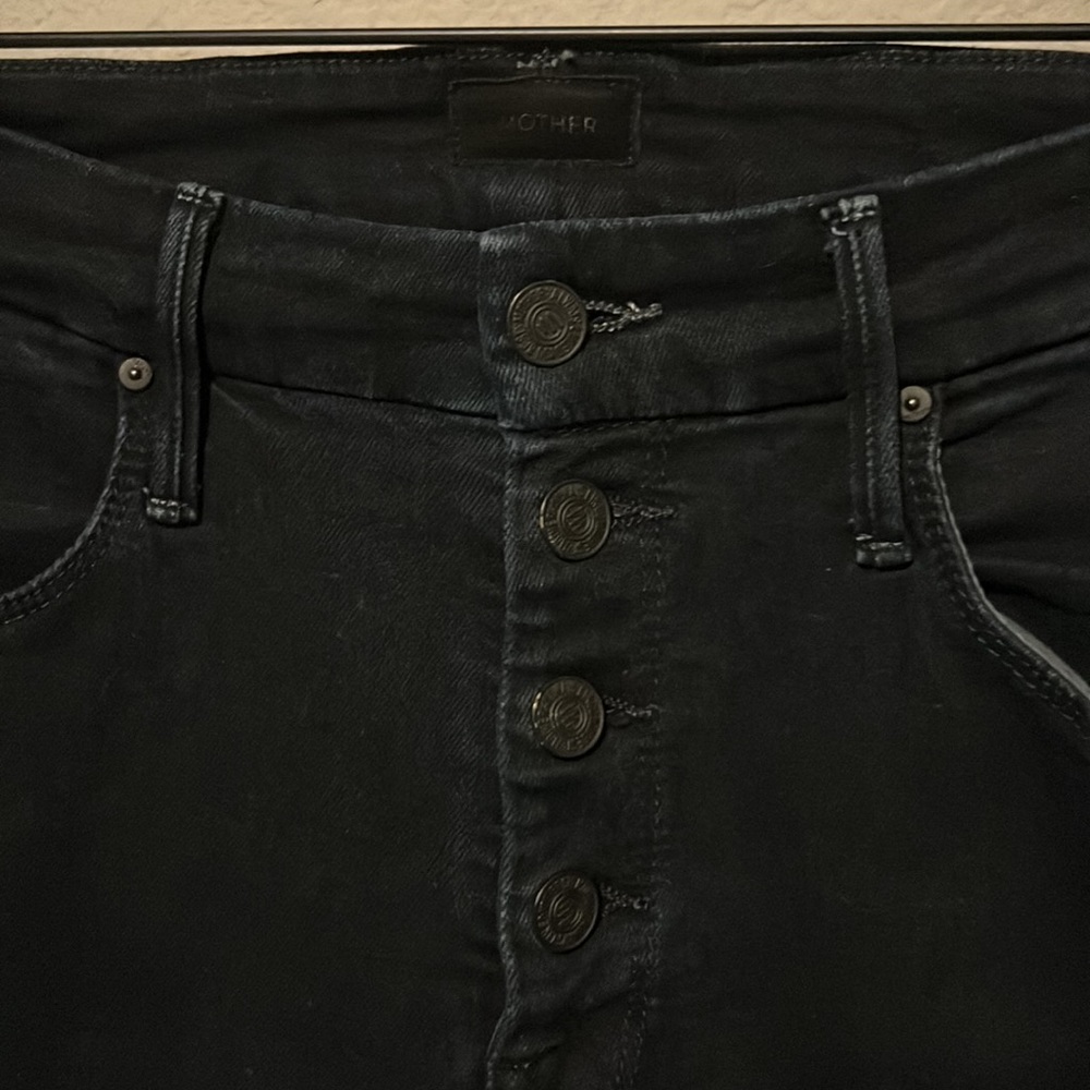 MOTHER The Pixie Ankle Fray Jeans in Holding Hands Tightly Size 29 - Picture 5 of 9